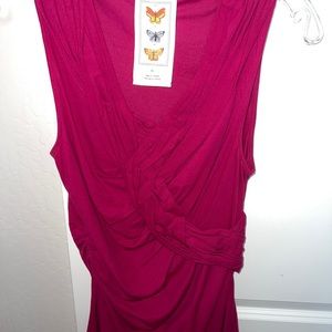 Anthropology sleeveless top size M new without tag …stretchy